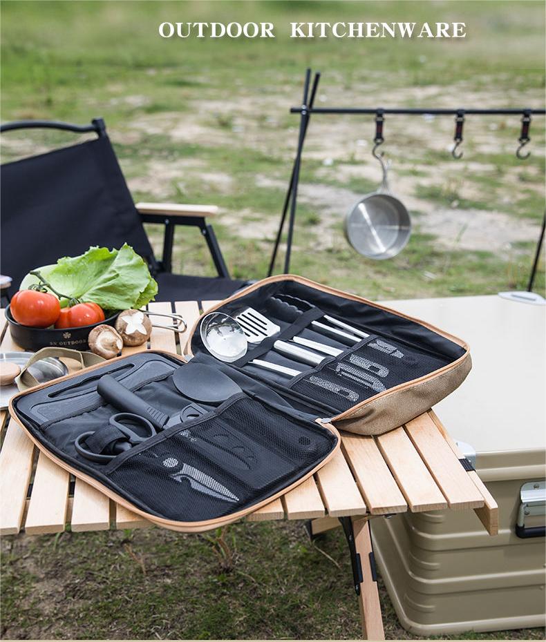 Outdoor Camping Kitchenware 8- - Camping Cooking And Eating Set recensione e prezzo