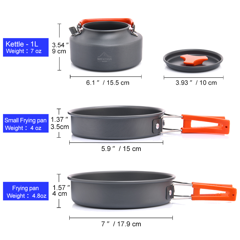 Widesea Camping Outdoor Cookwa - Camping Cooking And Eating Set recensione e prezzo