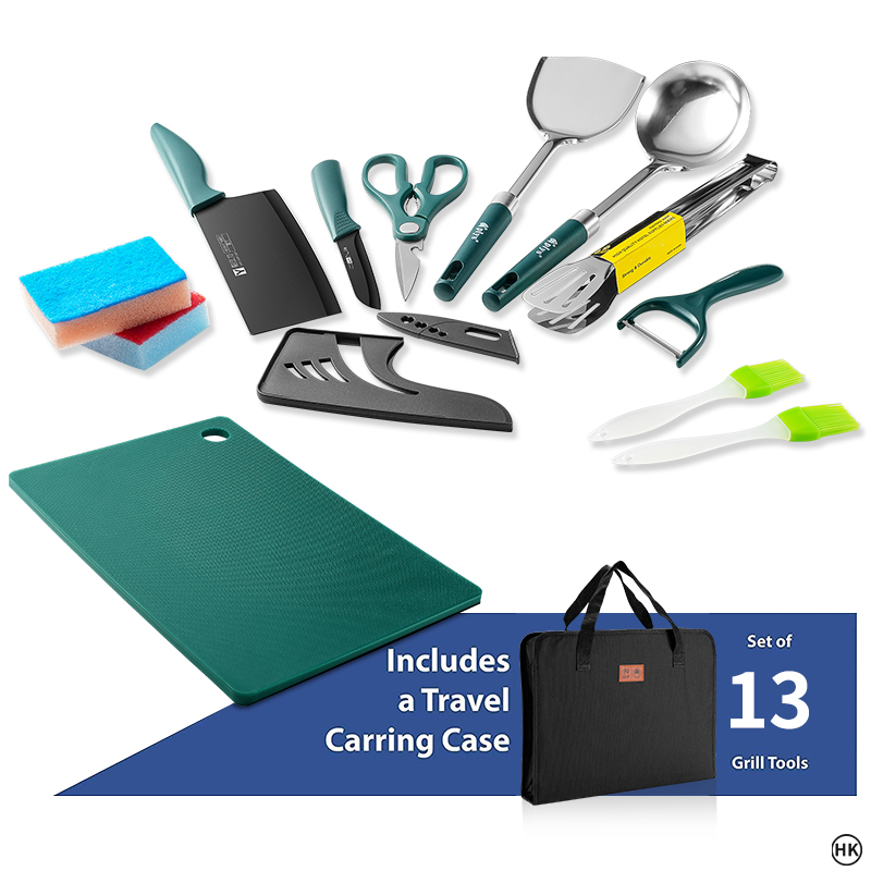 13PCS Camping cooking set, cam - Camping Cooking Accessories Set recensione e prezzo