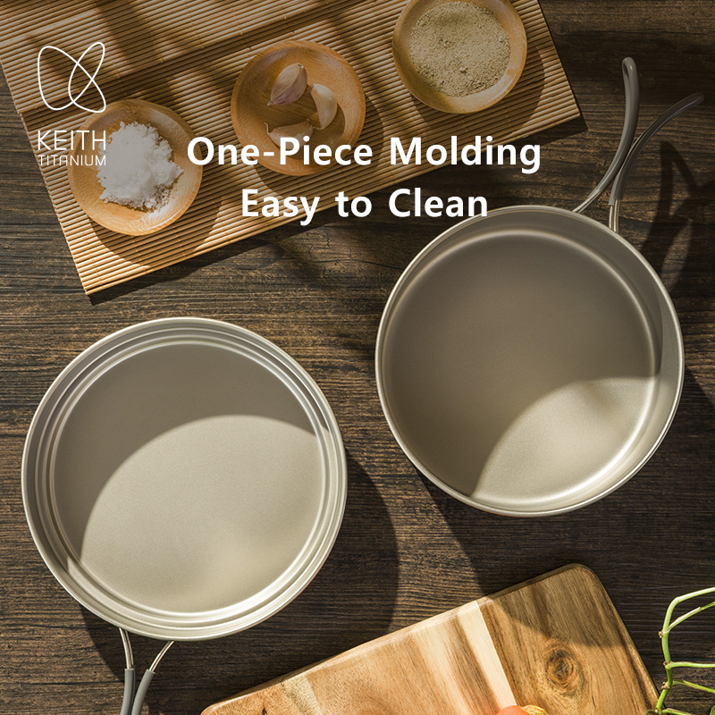 Keith Titanium Pot Set Outdoor - Nesting Camping Cooking Set recensione e prezzo
