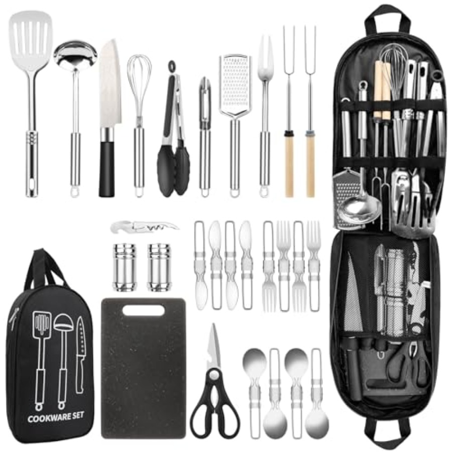 Camping Cooking Utensils Set,  - Van Camping Cooking recensione e prezzo