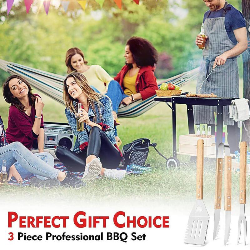 3pcs BBQ Utensils BBQ Grill To - Camping Cooking Accessories Set recensione e prezzo