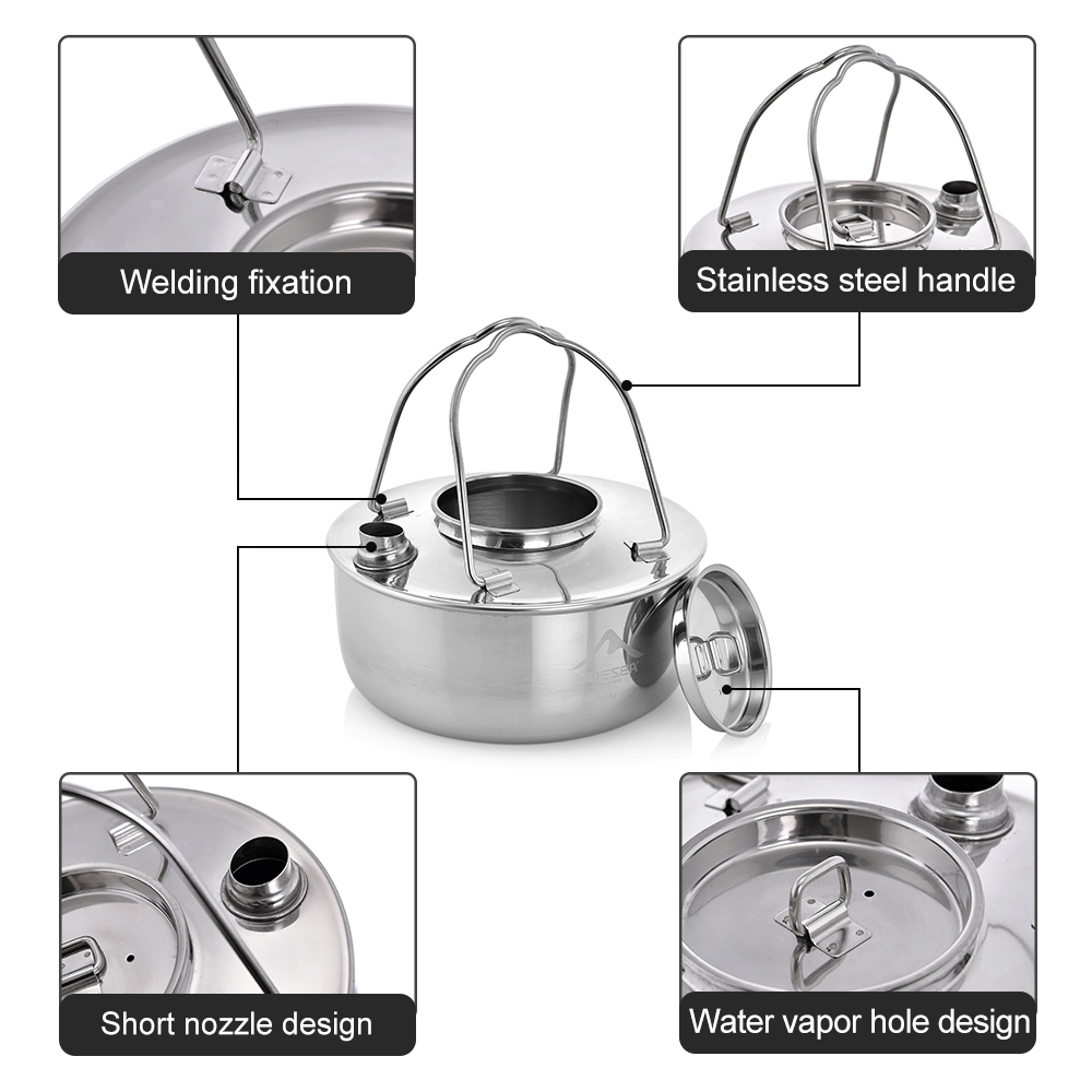 Widesea Camping Outdoor 1.7L S - Camping Cooking Kit recensione e prezzo