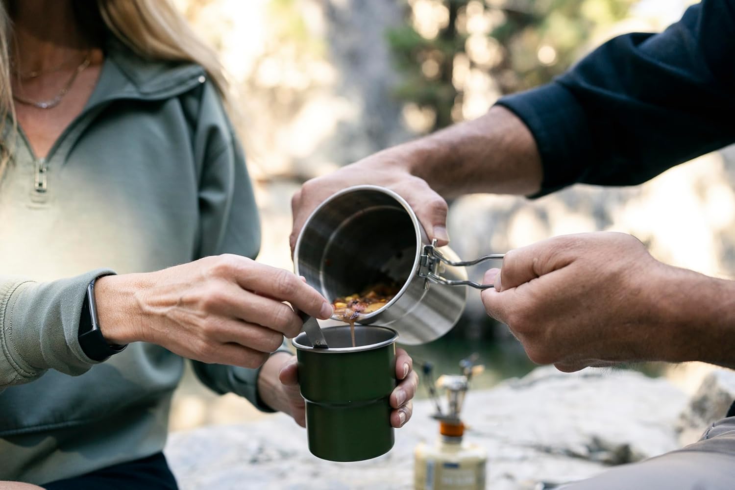 Stainless Steel Camping Cookwa - Nesting Camping Cooking Set recensione e prezzo
