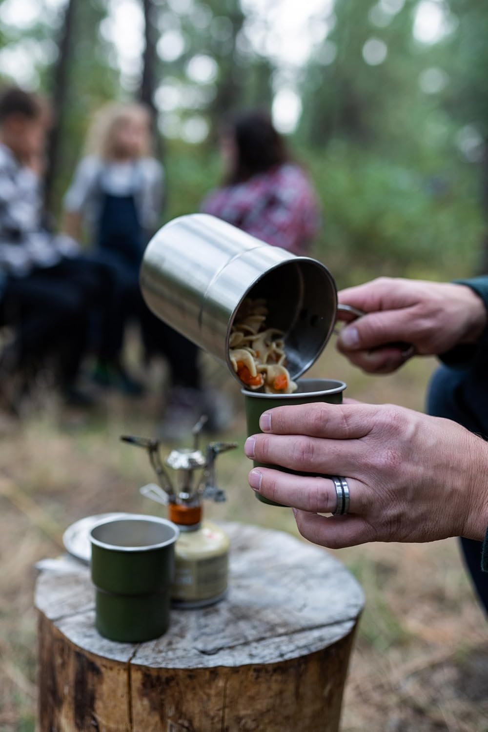 Stainless Steel Camping Cookwa - Nesting Camping Cooking Set recensione e prezzo