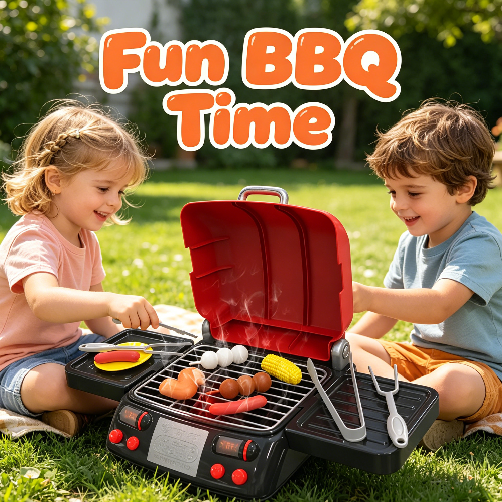 Children's Electric Play Food  - Camping Cooking And Eating Set recensione e prezzo