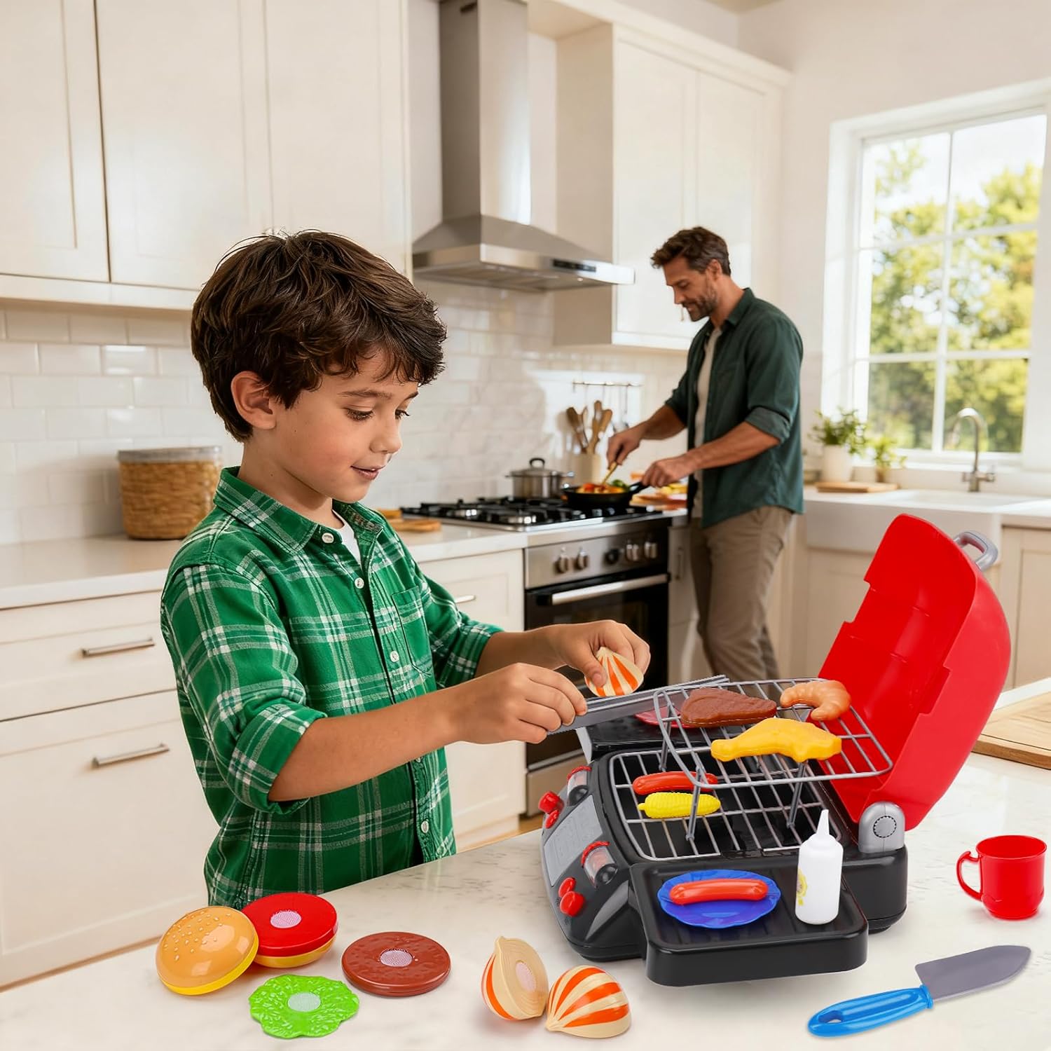 Children's Electric Play Food  - Camping Cooking And Eating Set recensione e prezzo