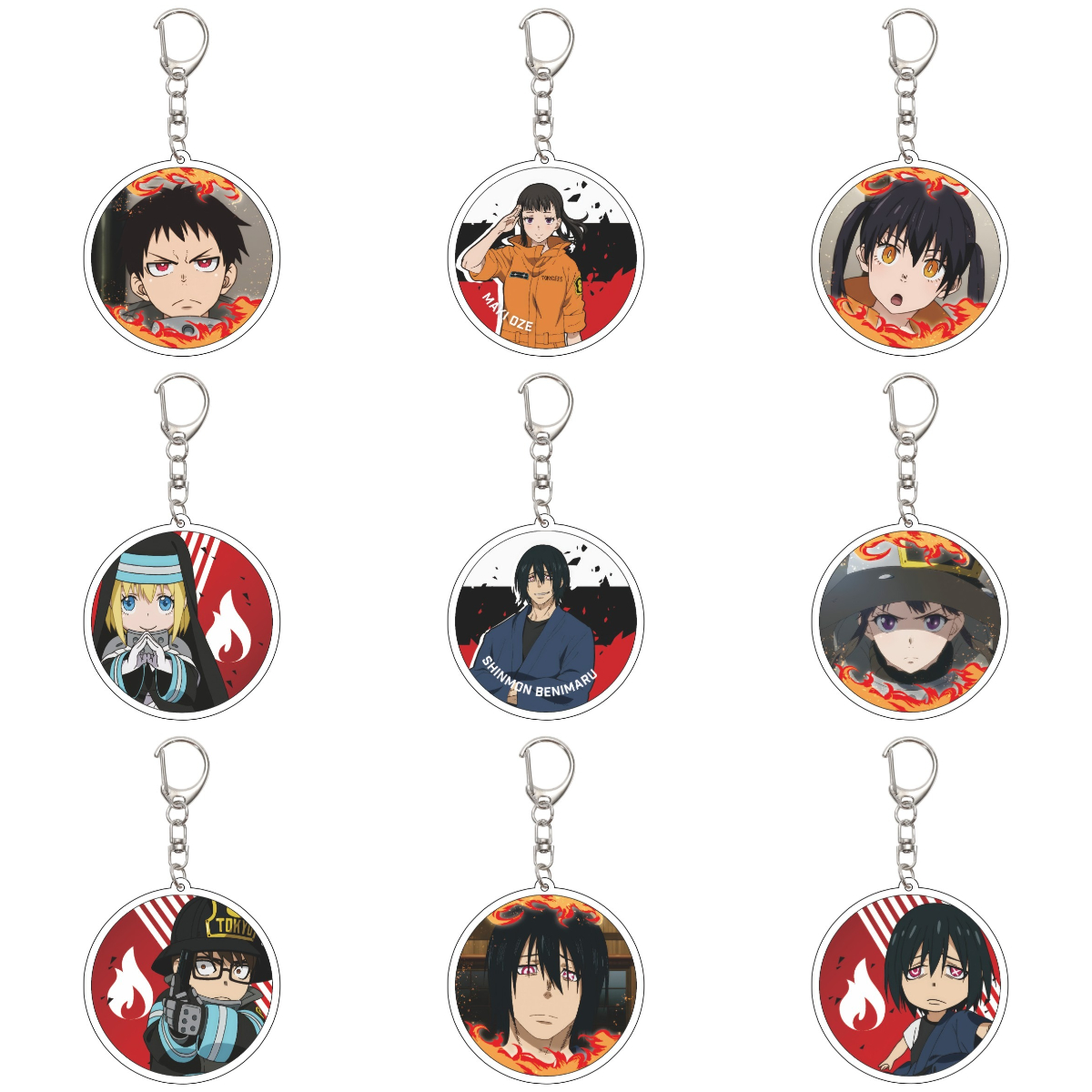 55MM Anime Fire Force Keychain - Campfire Cooking In Another World With My Absurd Skill Manga recensione e prezzo