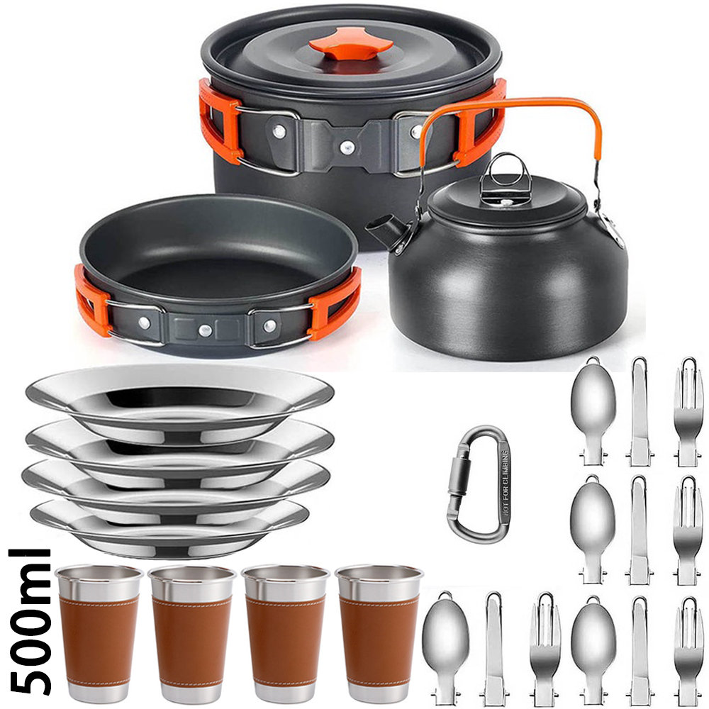 Outdoor camping cooking set, n - Nesting Camping Cooking Set recensione e prezzo