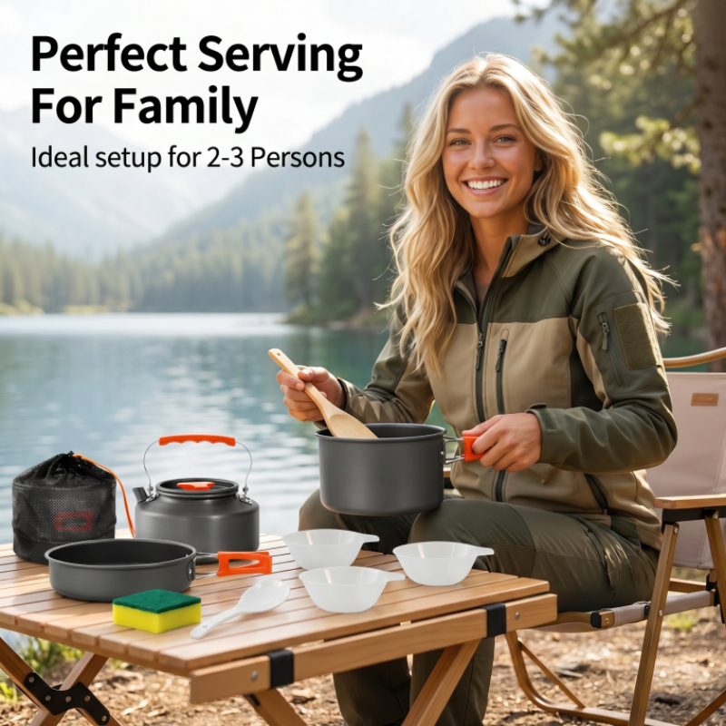10Pcs Aluminum Camping Cookwar - Camping Cooking Essentials recensione e prezzo