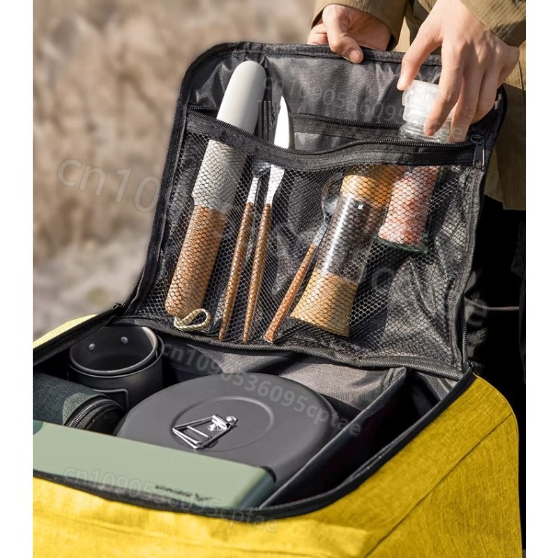 Portable Camping Cookware Set  - Camping Cooking Roll recensione e prezzo