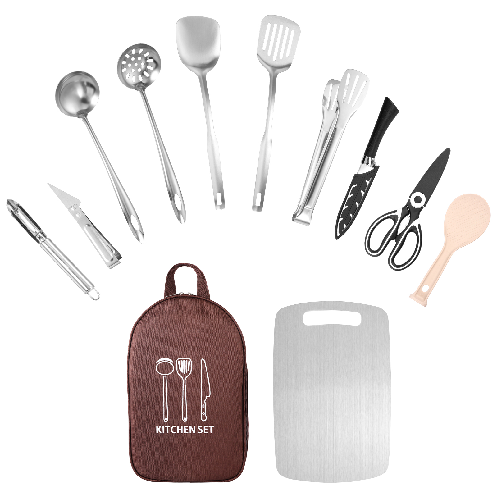12Pcs Cooking Utensils Set Por - Camping Cooking Set Jetboil recensione e prezzo