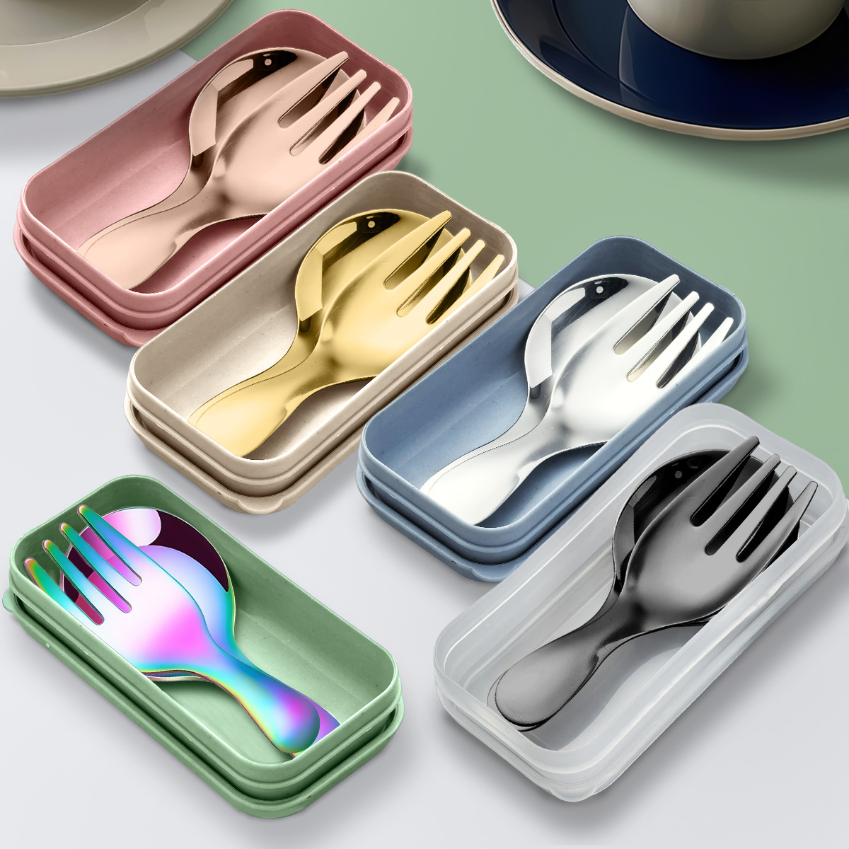 Stainless Steel Tableware Set  - Camping Cooking And Eating Set recensione e prezzo