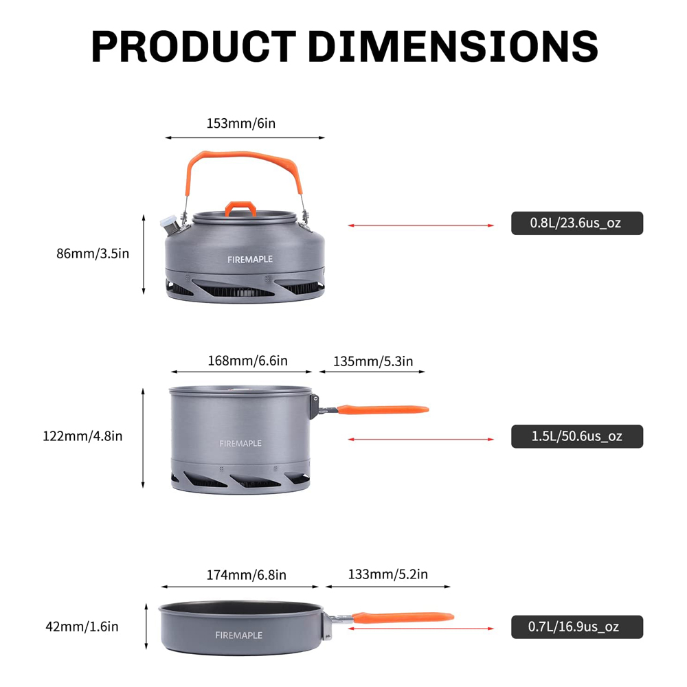 Fire Maple Camping Cookware Ut - Camping Cooking Roll recensione e prezzo