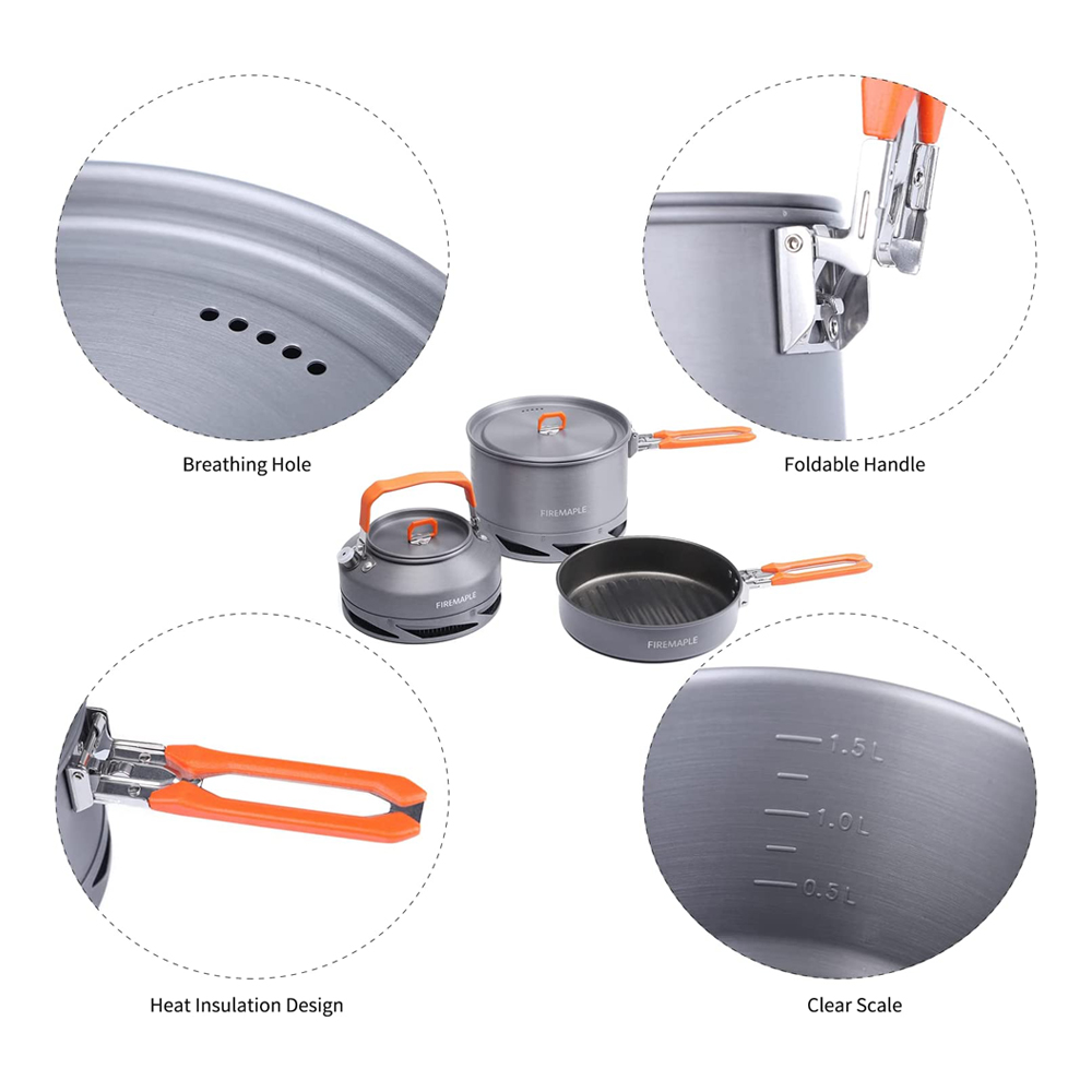 Fire Maple Camping Cookware Ut - Camping Cooking Roll recensione e prezzo
