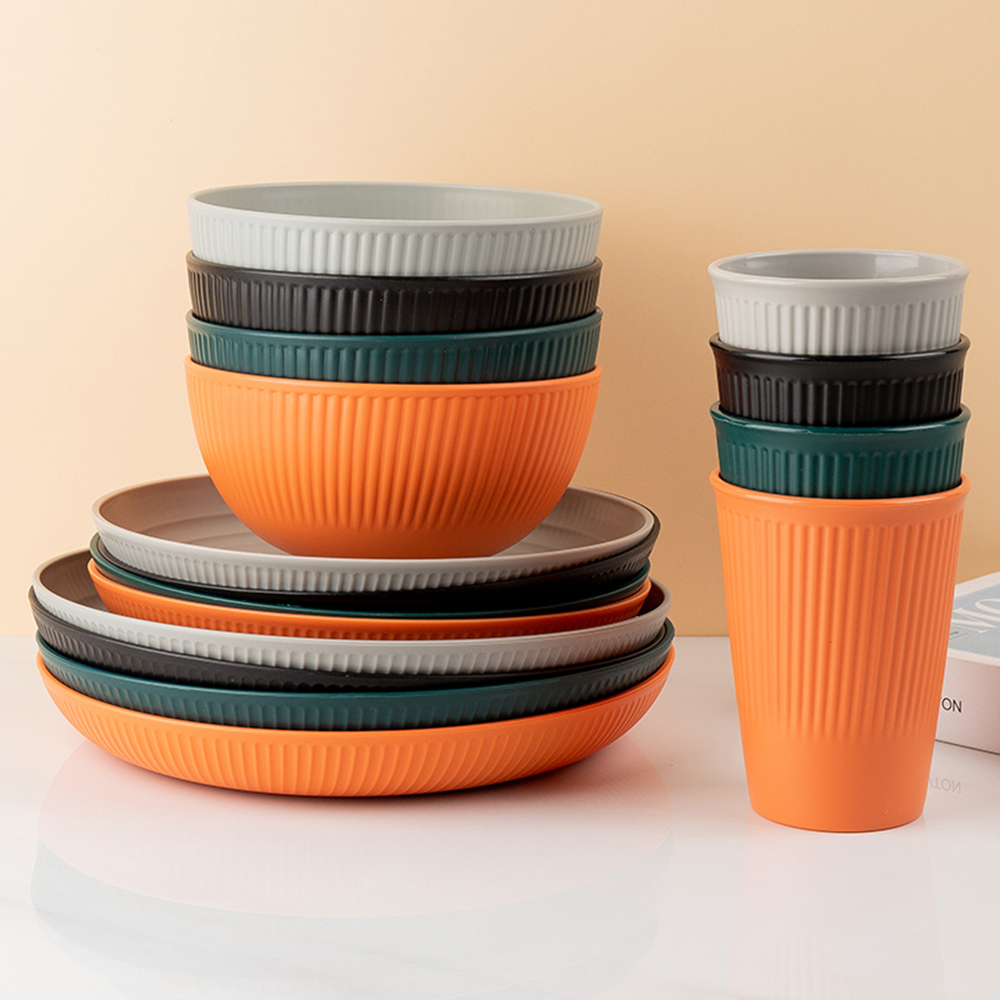 Colourful Wheat Straw Cutlery  - Camping Cooking And Eating Set recensione e prezzo