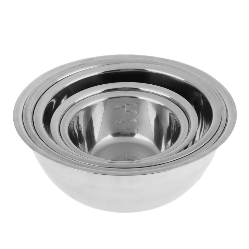 5pcs/set Stainless Steel Mixin - Nesting Camping Cooking Set recensione e prezzo
