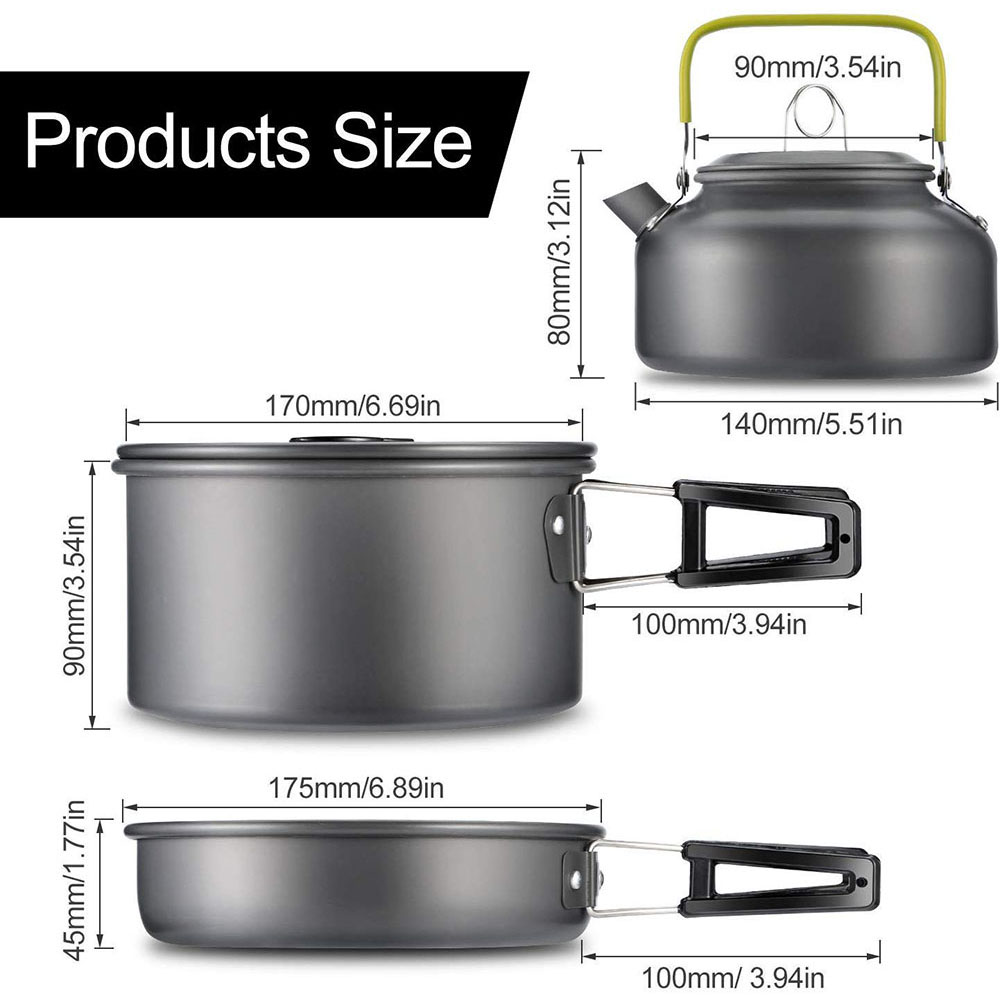 Outdoor camping cookware set m - Camping Cooking Kit recensione e prezzo