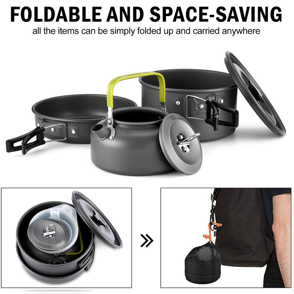 Outdoor camping cookware set m - Camping Cooking Kit recensione e prezzo