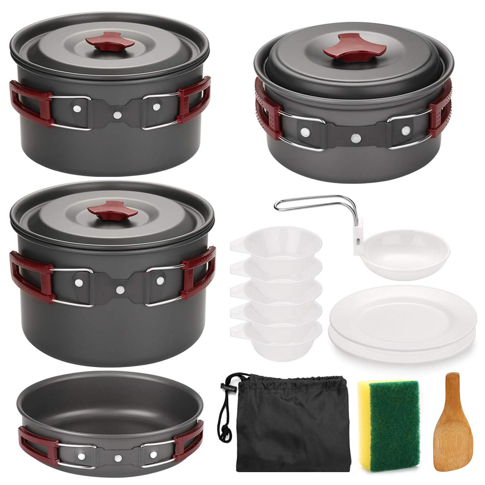 Outdoor Camping Cookware Kit N - Camping Cooking Roll recensione e prezzo