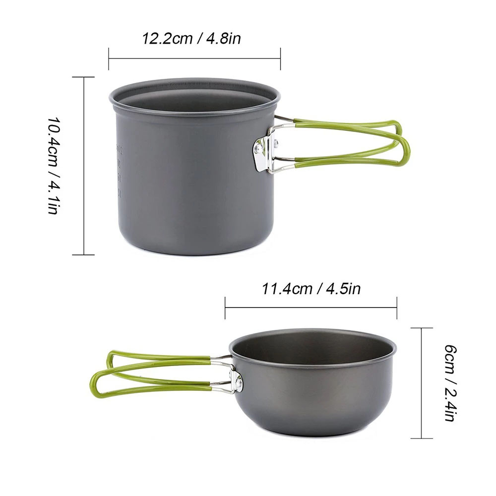 Camping Cookware Kit with Stov - Camping Cooking Roll recensione e prezzo