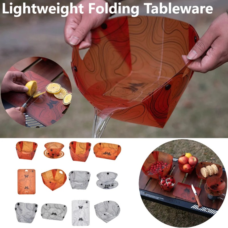 Foldable Camping Tableware Por - Camping Cooking Roll recensione e prezzo