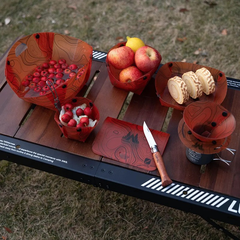 Foldable Camping Tableware Por - Camping Cooking Roll recensione e prezzo