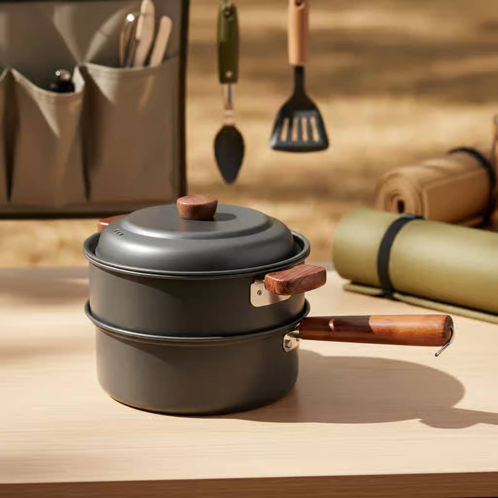 3 L 3L Outdoor Cooking Pot Lig - Nesting Camping Cooking Set recensione e prezzo